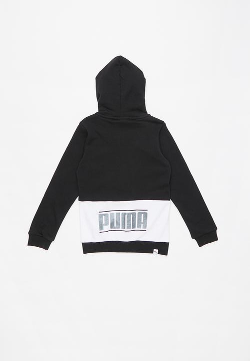 PUMA - Style hoodie - black & white