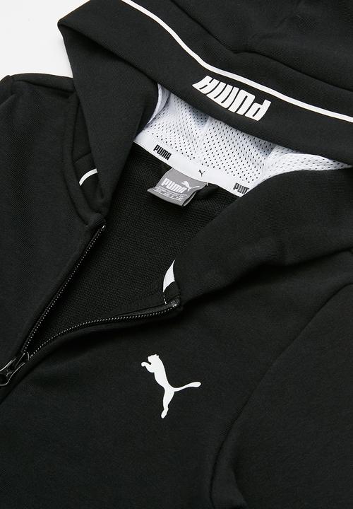 PUMA - Style hoodie - black & white