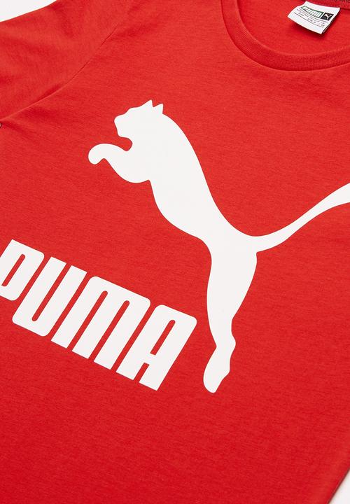 PUMA - Classics tee b ribbon - red