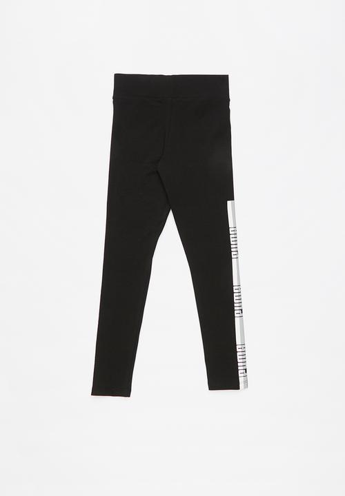 PUMA - Tape leggings - black & white