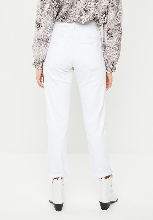 Cotton On - High rise 90's stretch jean - white
