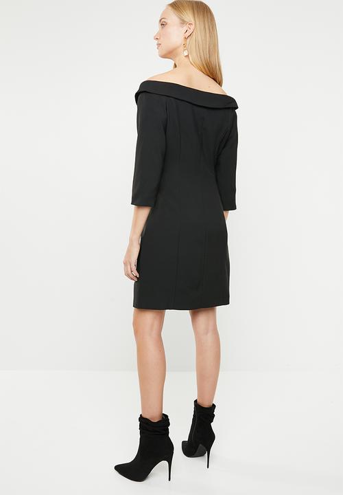 STYLE REPUBLIC - Double breasted blazer dress - black