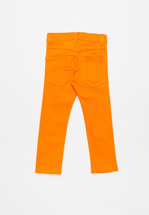 Name It - Theo skinny chino pants - orange