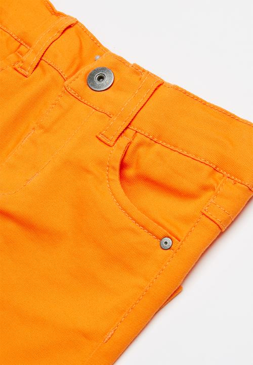 Name It - Theo skinny chino pants - orange