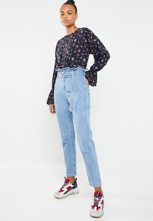 Superbalist - Drop shoulder blouse - black