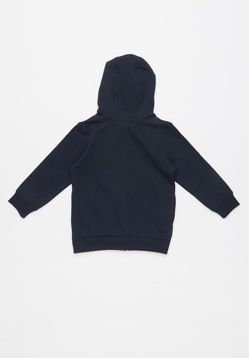 Name It - Bakko cool print hoodie sweat - navy 