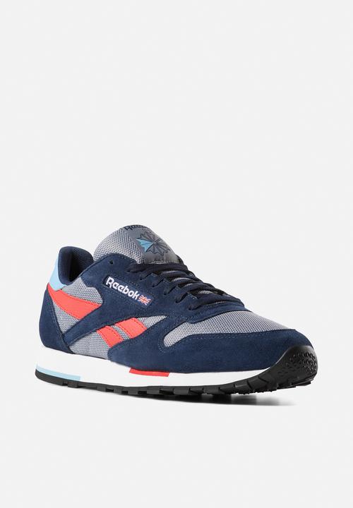 Reebok - Classic leather mu - cold grey/collegiate navy