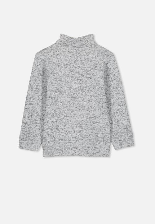 Cotton On - Spencer 1-2 zip crew - grey