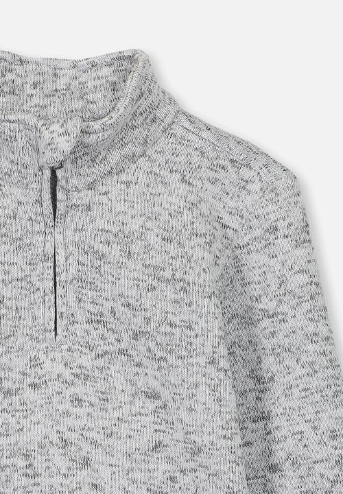 Cotton On - Spencer 1-2 zip crew - grey