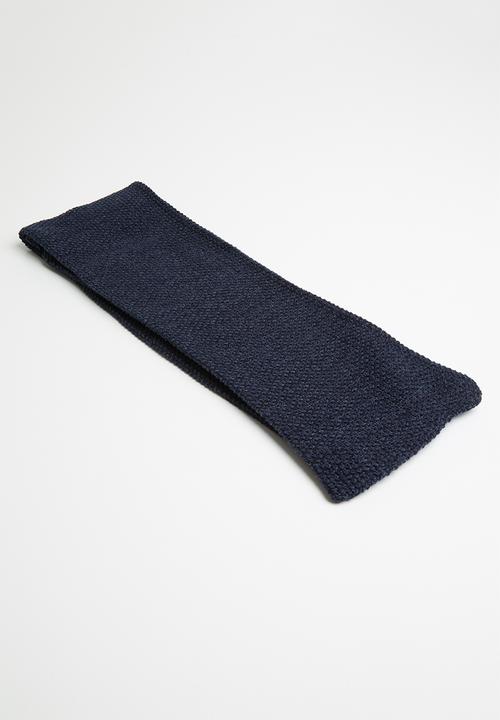 Superbalist - Moss stitch scarf - navy