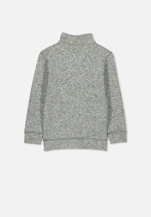 Cotton On - Spencer 1 - 2 zip crew - charcoal