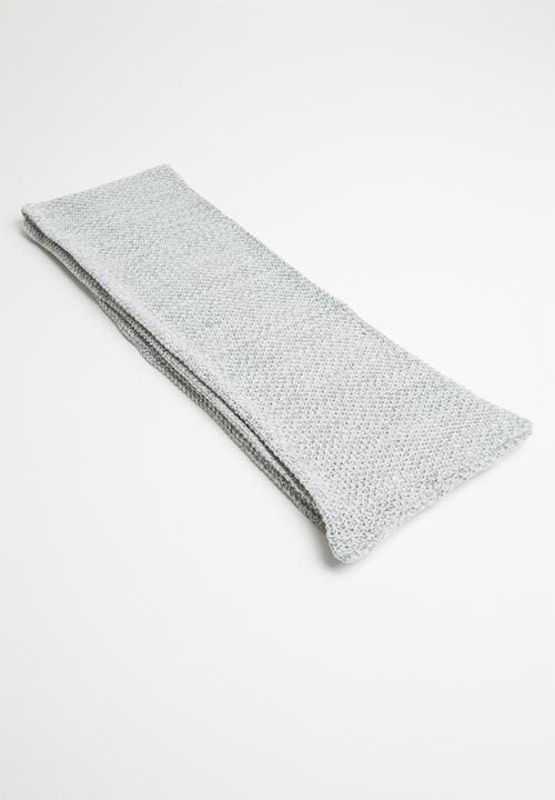 Superbalist - Moss stitch scarf - grey