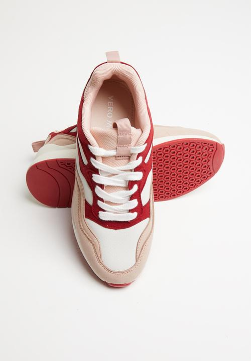 Vero Moda - Margrethe sneaker - pink & red 