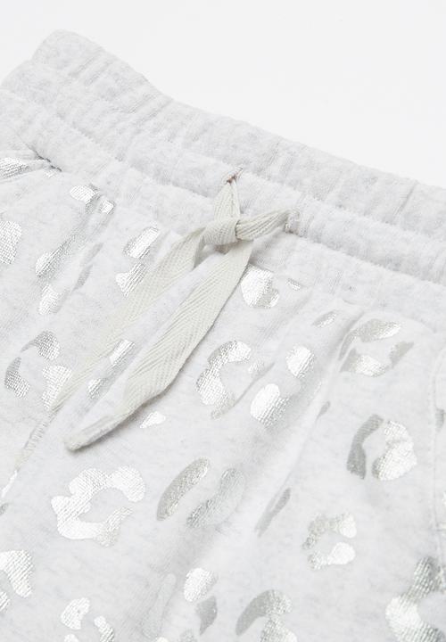 Cotton On - Kendra premium trackpants - grey & silver