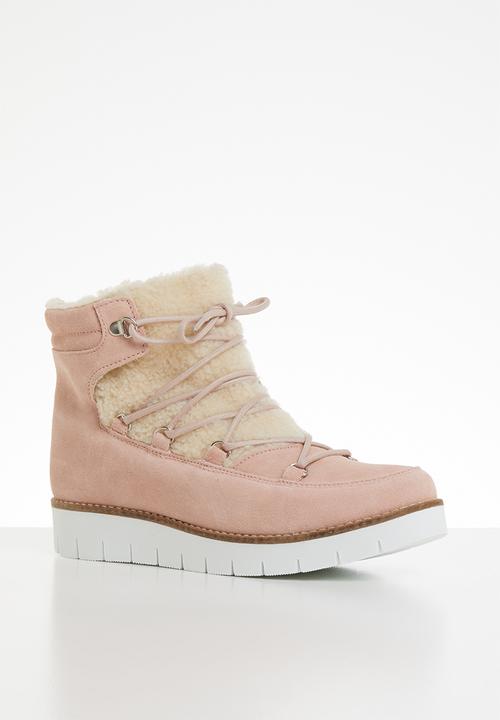 Vero Moda - Elsa leather boot - pink