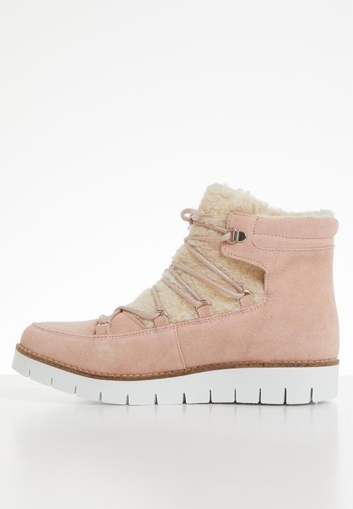 Vero Moda - Elsa leather boot - pink