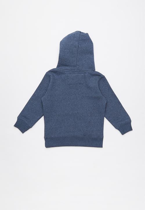 Quiksilver - Big logo hoodie boy - blue