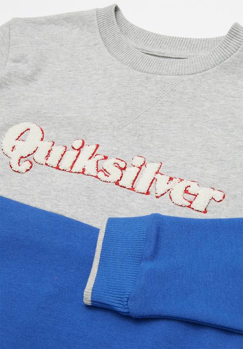 Quiksilver - Power slash crew youth - grey & blue
