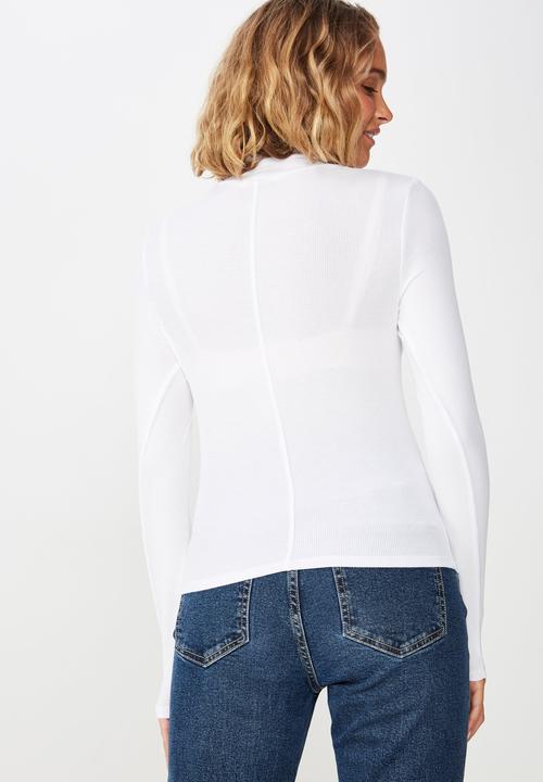Cotton On - Haze long sleeve top - white