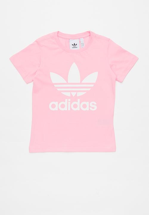 pink adidas originals top