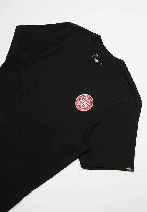 Vans - Checker co. short sleeve tee - black & red