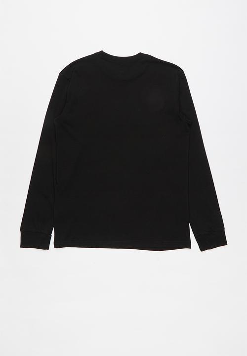 Vans - Vans classic long sleeve top - black & white