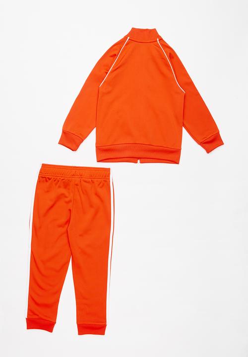 adidas Originals - Superstar track suit -  orange & white