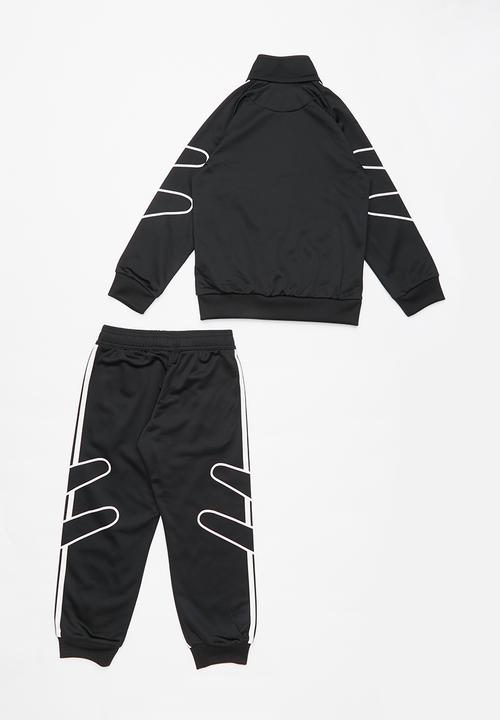 adidas Originals - Flamestrike tracksuit - black & white