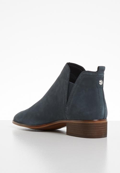 ALDO - Araecien leather boot - navy nubuck