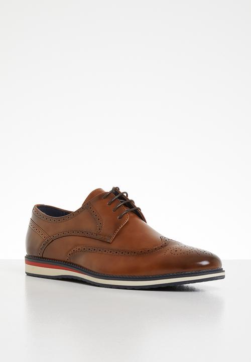 Gino Paoli - Cameroon formal lace-up brogue - tan