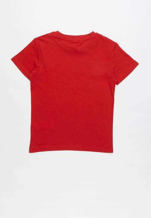 KAPPA - Authentic estessi tee - red