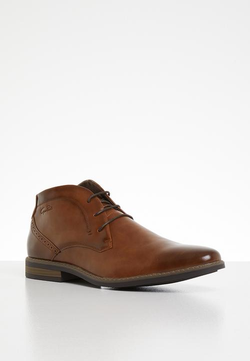 Gino Paoli - Caleb lace-up boot - tan