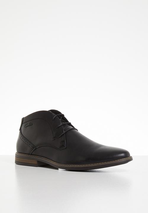 Gino Paoli - Caleb lace-up boot - black