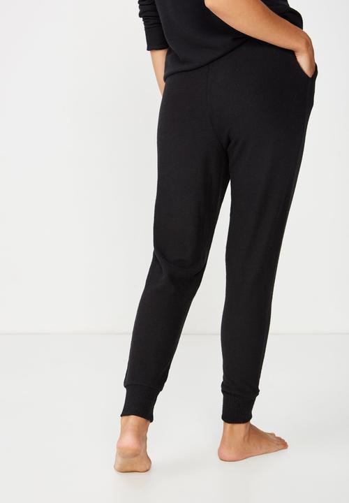 Cotton On - Supersoft slim fit pant  - black