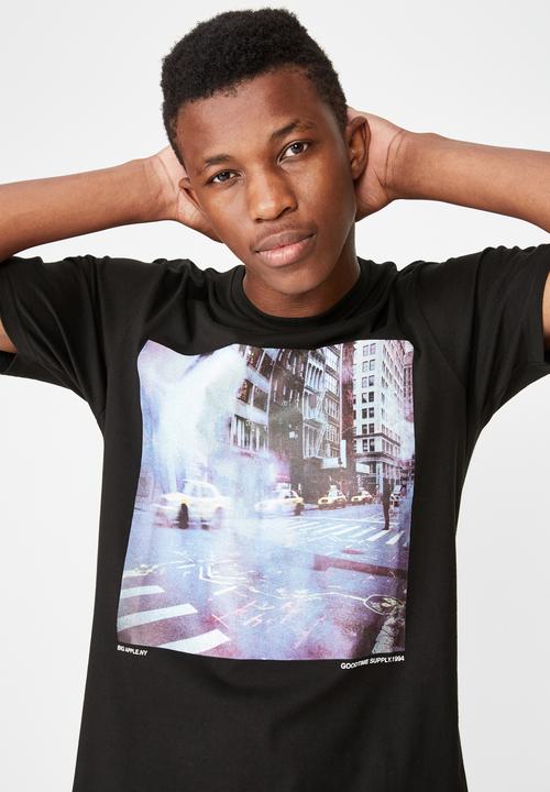 Cotton On - Cabs Tbar photo T-shirt - black