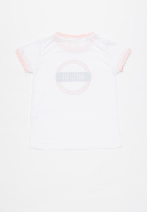Rip Curl - Dawn break tee - white & pink