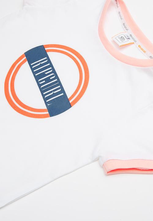 Rip Curl - Dawn break tee - white & pink