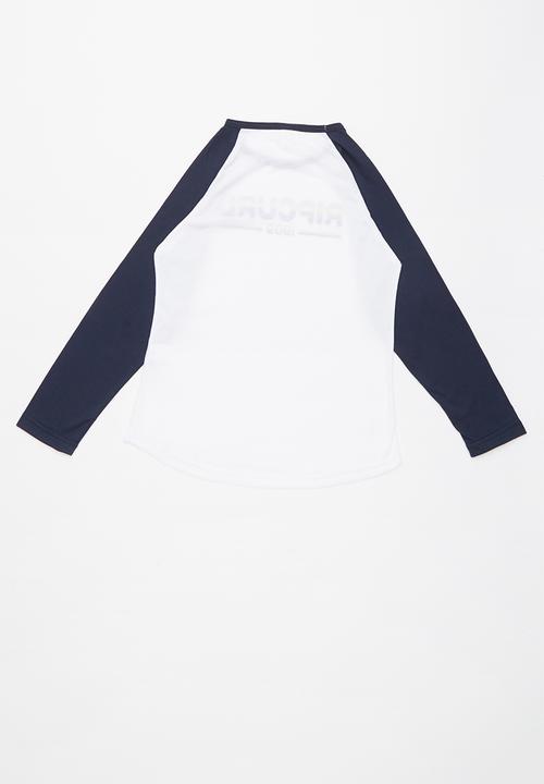 Rip Curl - Rainbow raglan - navy & white