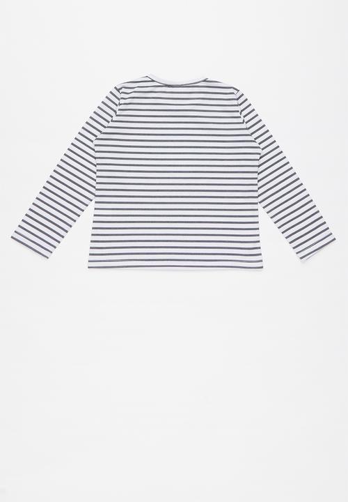 Rip Curl - Mini spirit long sleeve tee - white & black