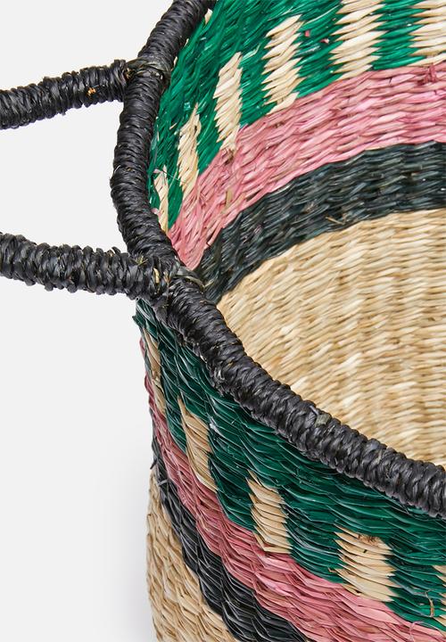 Sixth Floor - Serena striped basket - multi