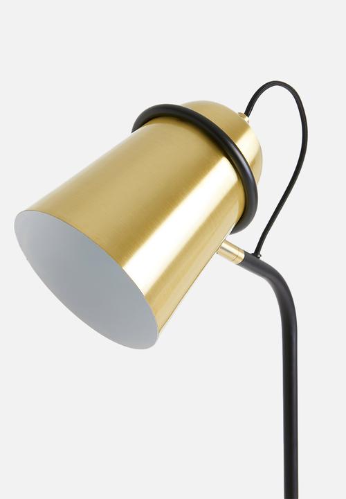 Sixth Floor - Hellos floor lamp - gold