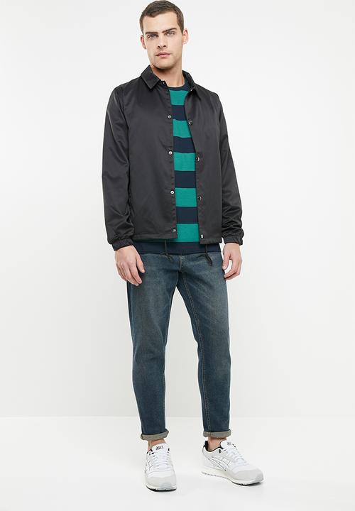 Superbalist - Wide stripe & plain 2 pack tees - multi