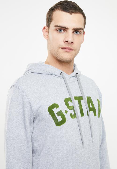 G-STAR - Halgen hooded sweater - grey
