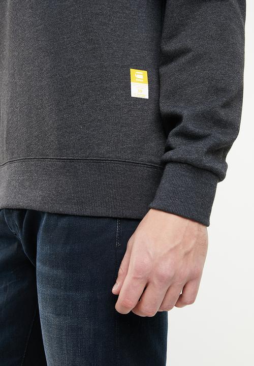 G-STAR - Halgen hoodedsweater - black