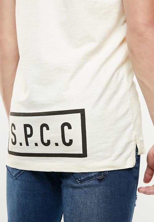 S.P.C.C - Falcon short sleeve tee - cream
