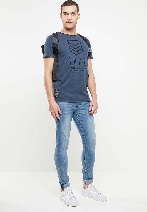 S.P.C.C - Grill short sleeve tee - blue