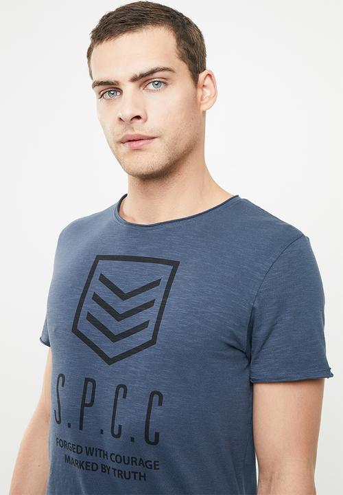 S.P.C.C - Grill short sleeve tee - blue