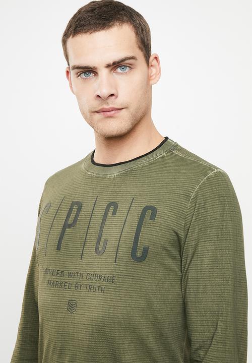 S.P.C.C - The d.m.z long sleeve tee - green