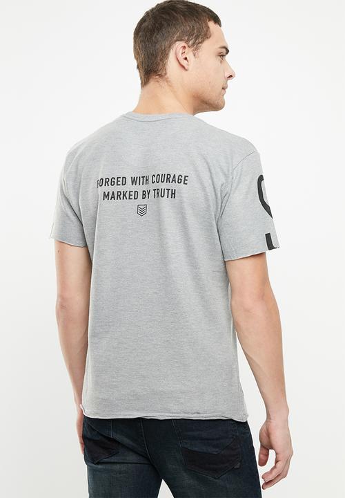 S.P.C.C - Oversized pique tee - grey