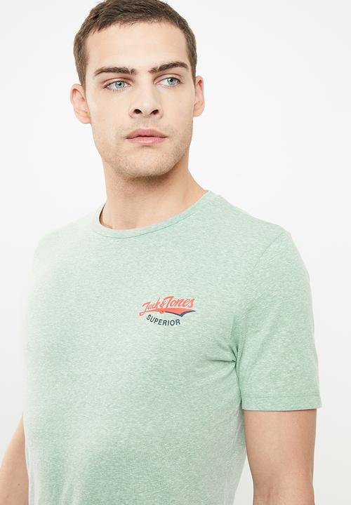 Jack & Jones - Summertime small short sleeve crew neck tee - green 